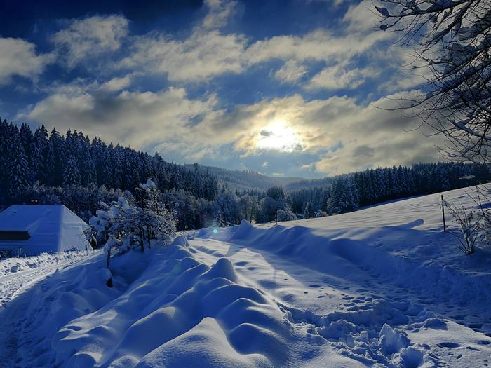 Umgebung im Winter